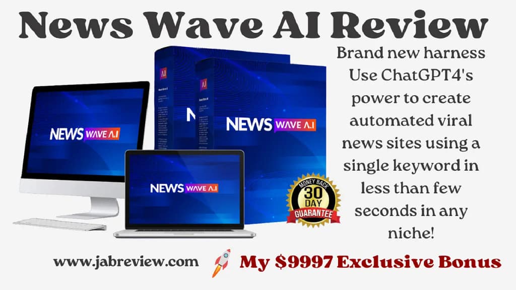 News Wave AI Review - Creates Automated Viral News Websites With ChatGPT4