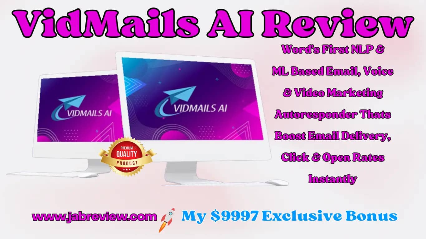 VidMails AI Review - Send Unlimited Text, Voice & Video Emails + Lifetime Access