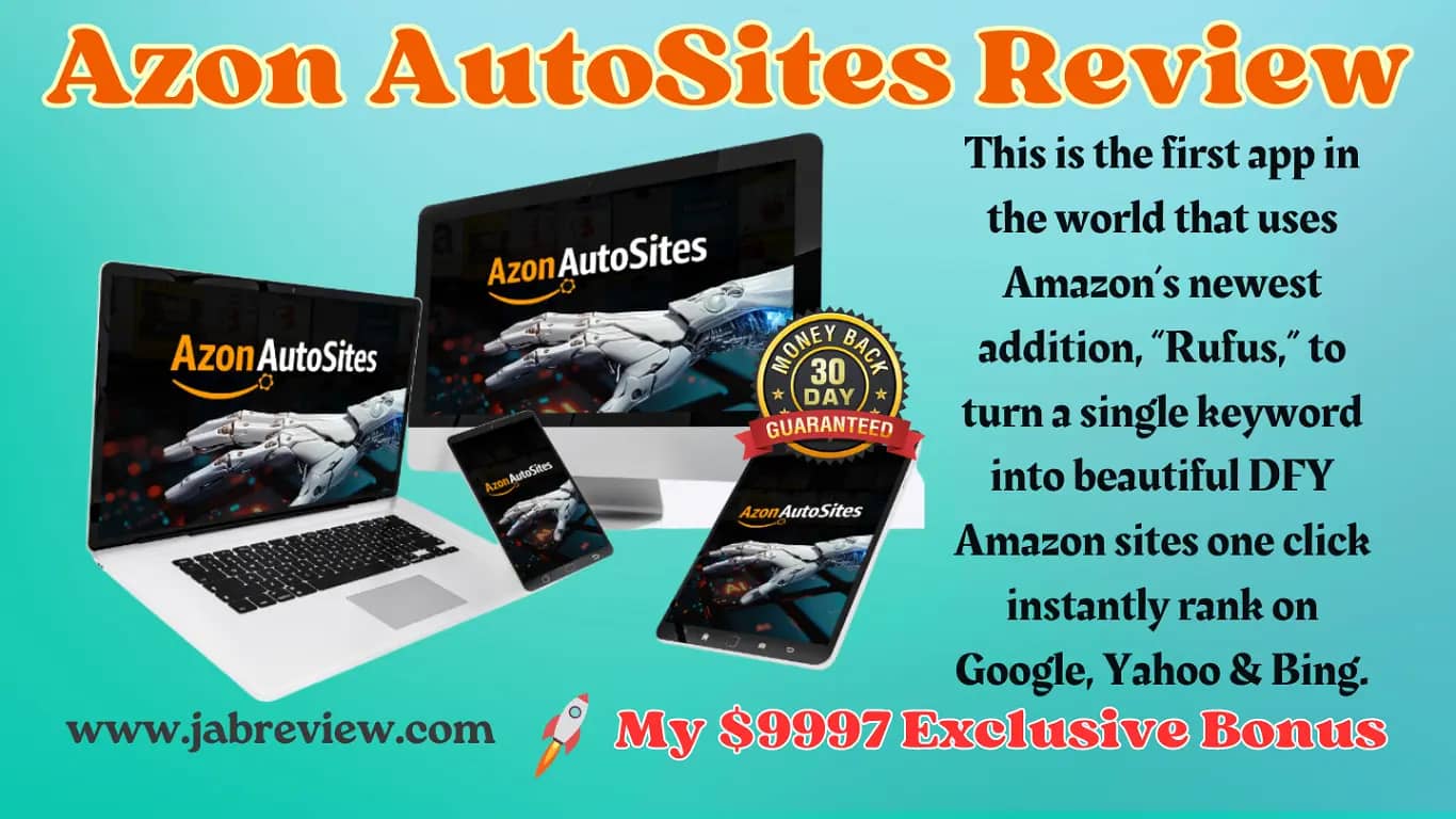 Azon AutoSites Review - Create Mind Blowing Affiliate Sites Instantly & Get High Ranks On Google