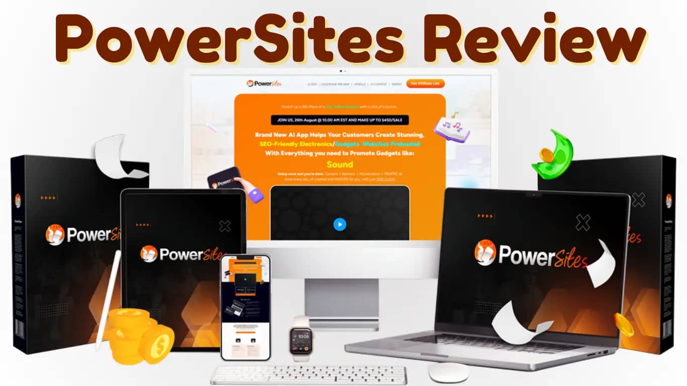 PowerSites Review - Build Automated Gadget Review Site with Free Traffic