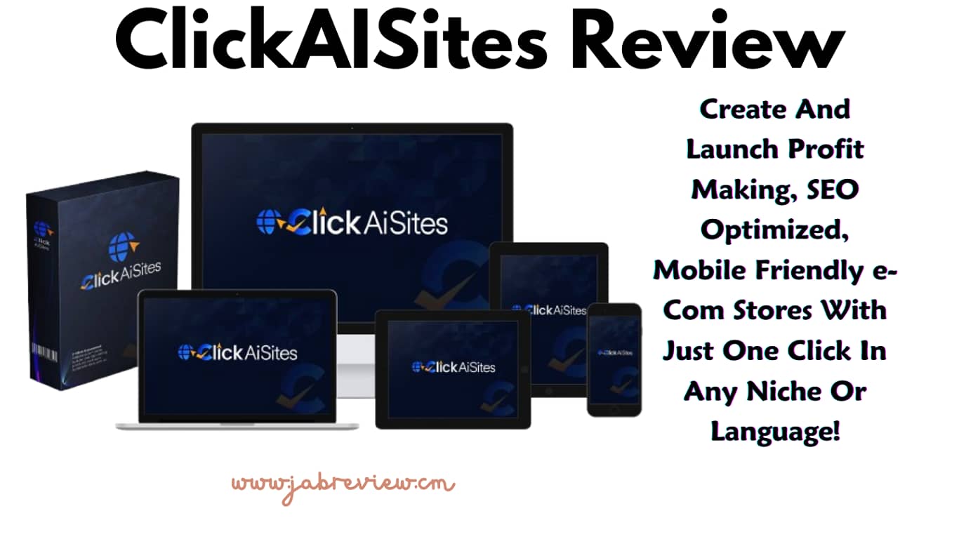 ClickAISites Review - Create an Amazon Affiliate Sites with No Skills Needed